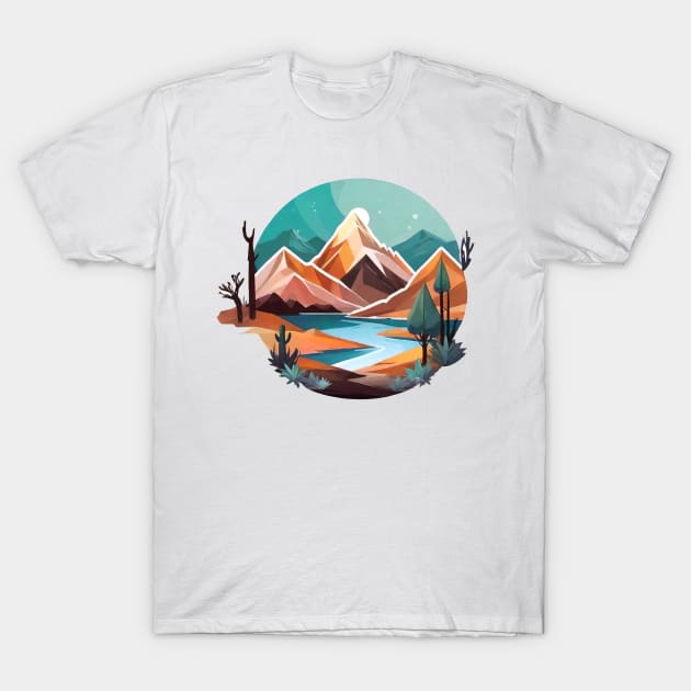 Landscape Abstractions: Innovating Nature's Forms (229) T-Shirt by WASjourney